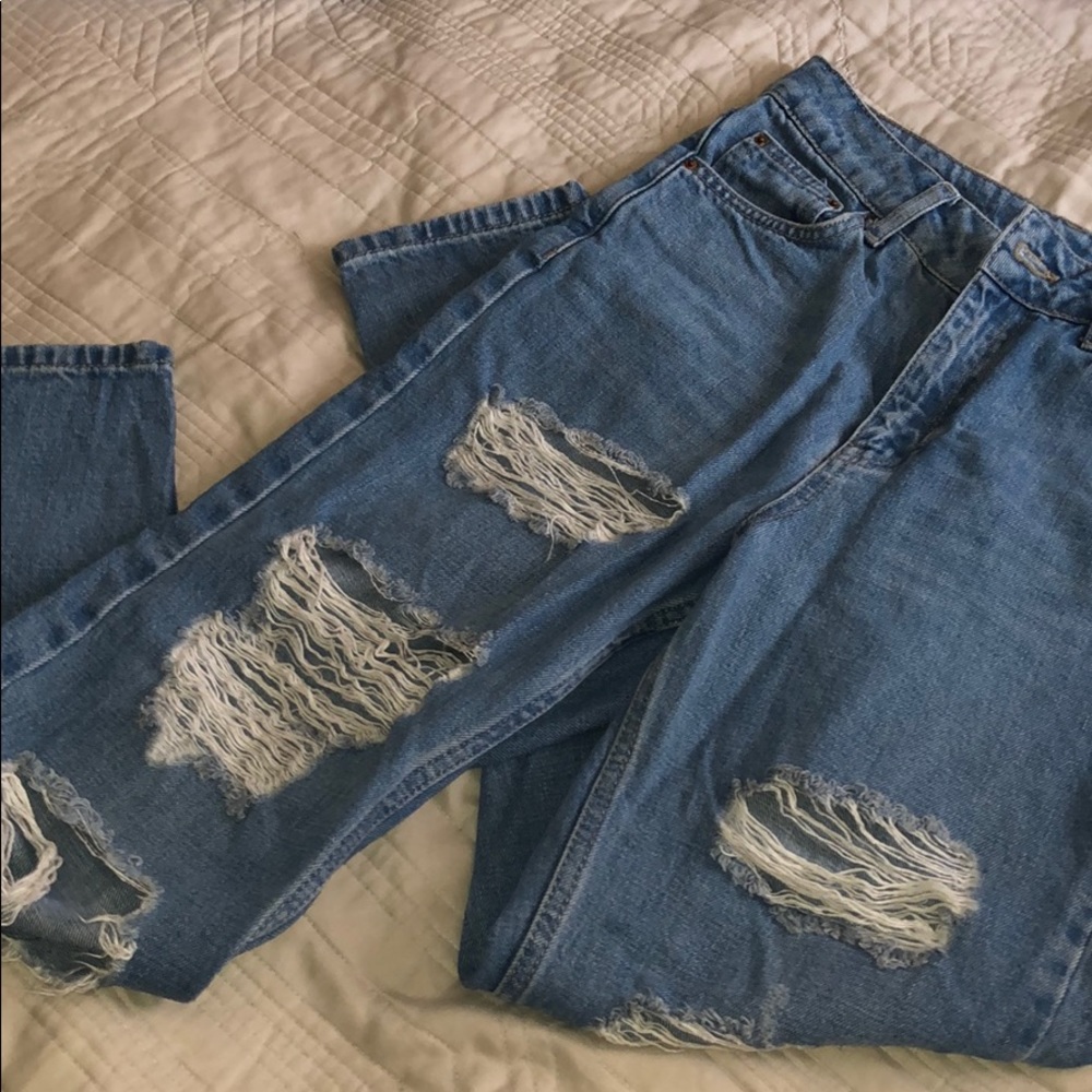 Topshop mom jeans